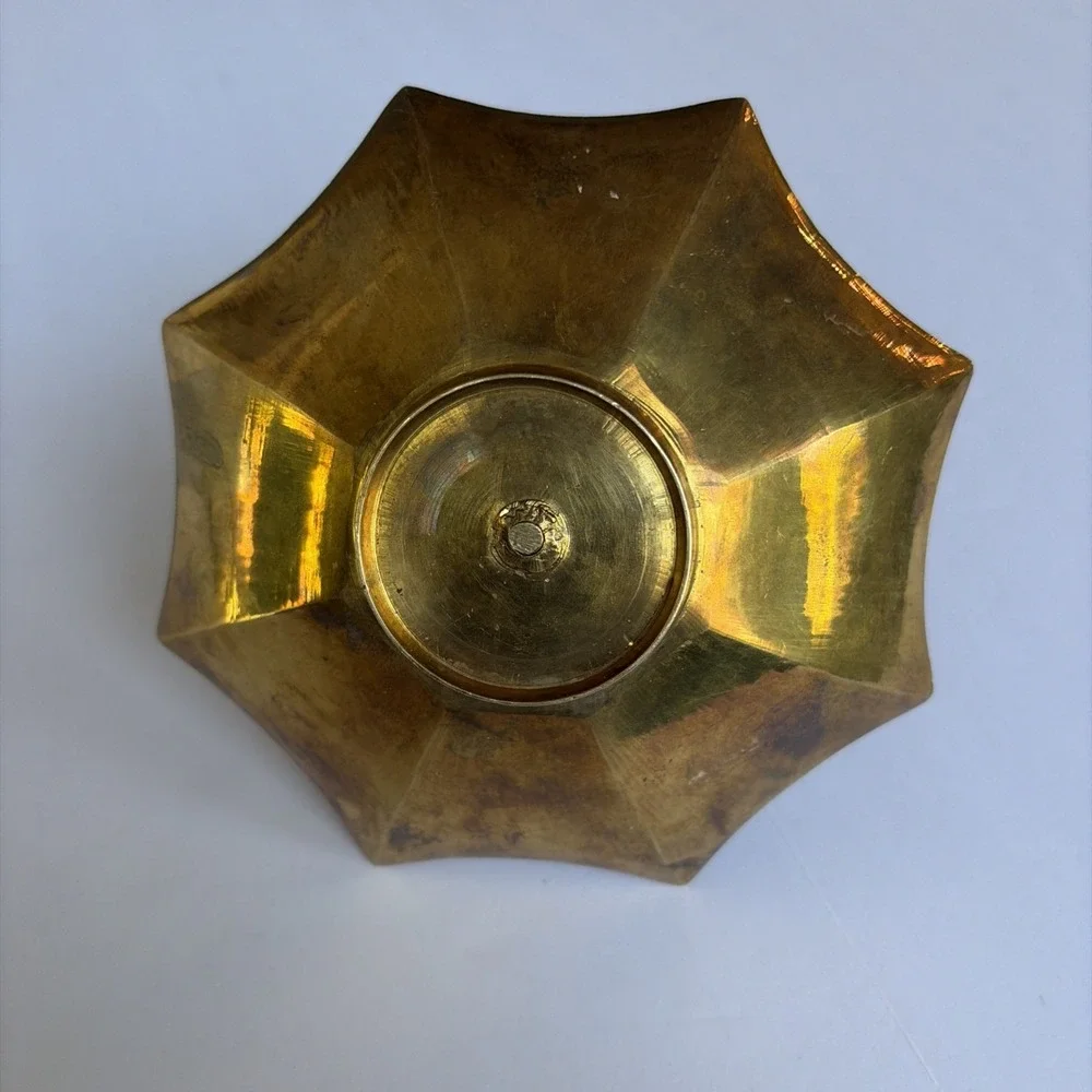 BRASS UMBRELLA TRINKET / RING DISH - Picture 6 of 11